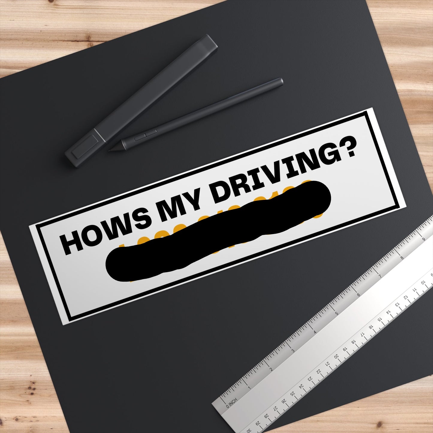 How's My Driving Bumper Stickers