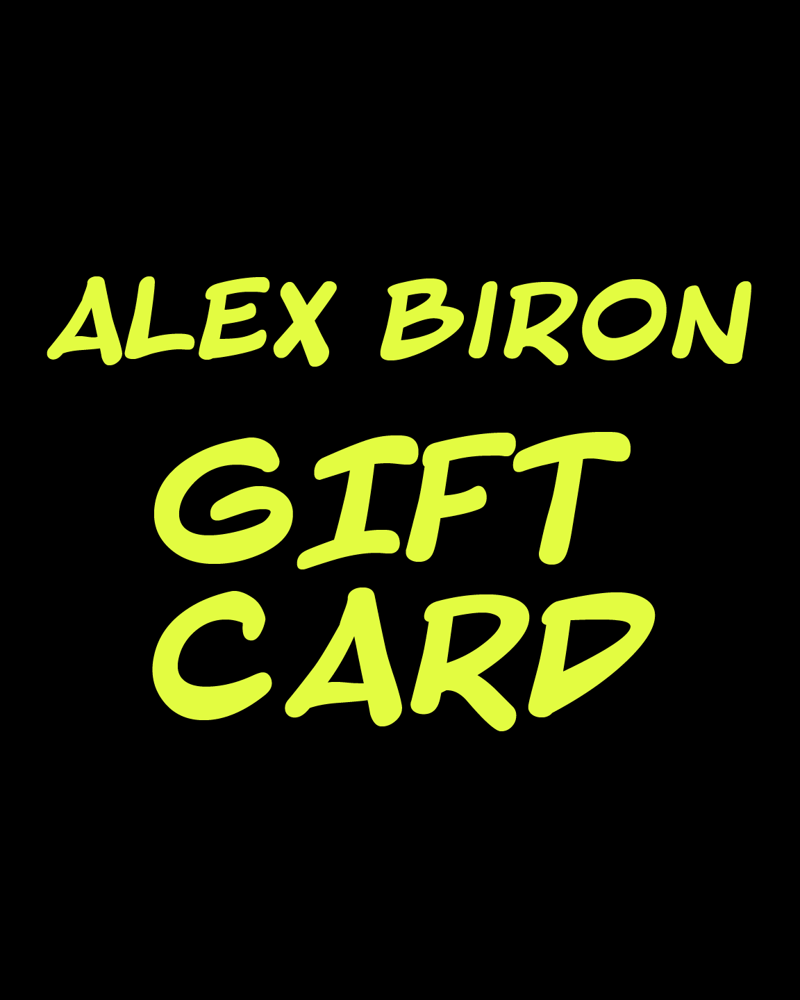 Alex Biron Comedy Gift Card Little Guy Comedy alex-biron-comedy-gift-card-little-guy-comedy