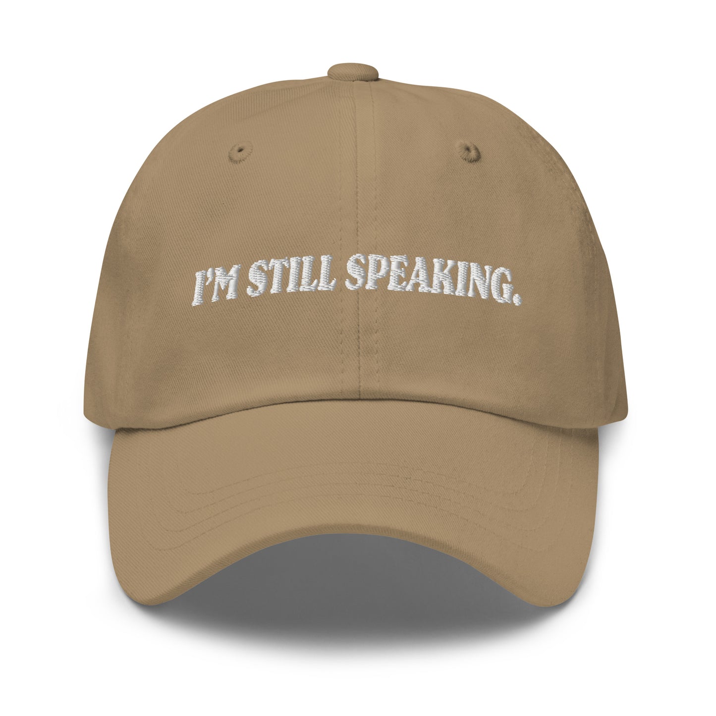 I'm still speaking Dad hat