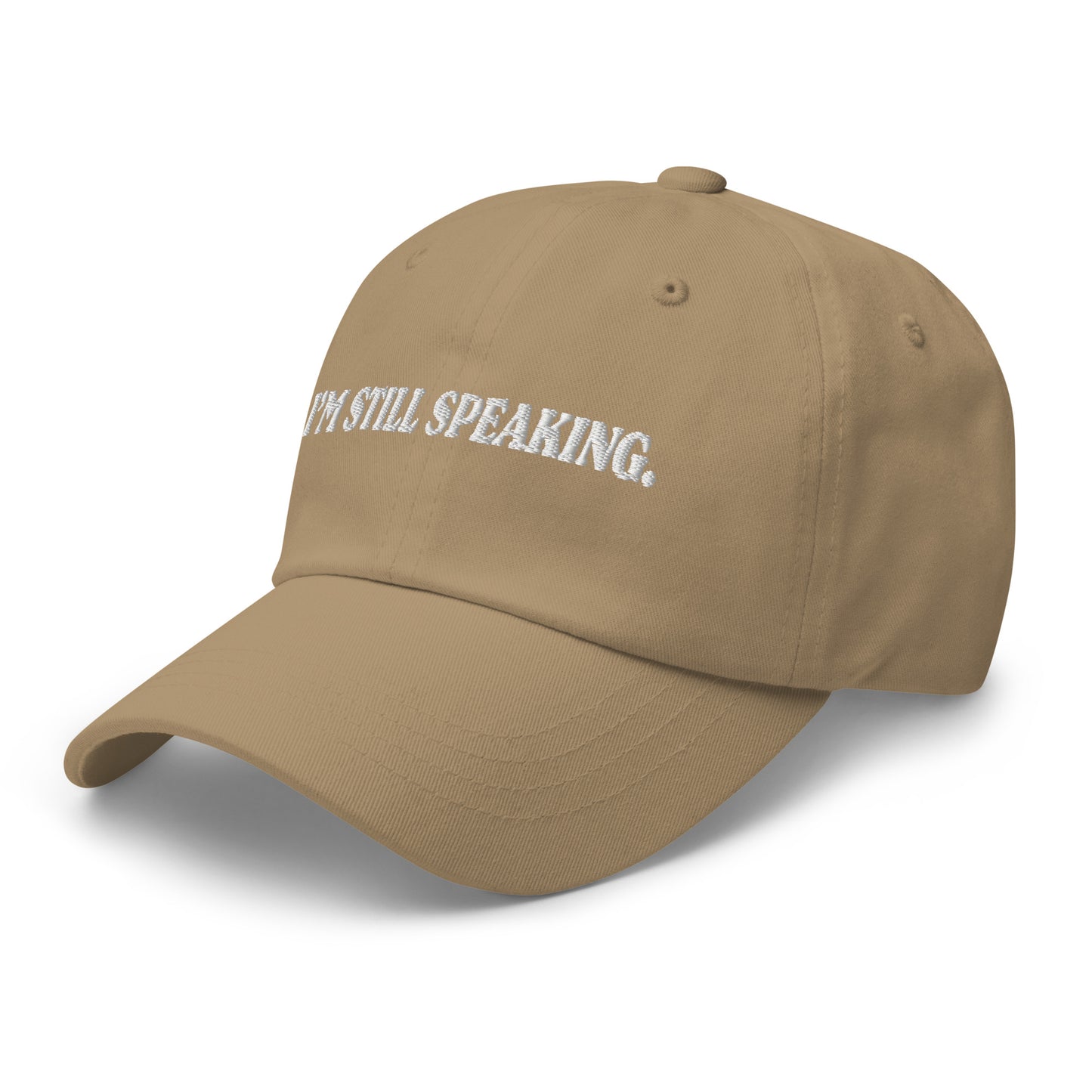 I'm still speaking Dad hat