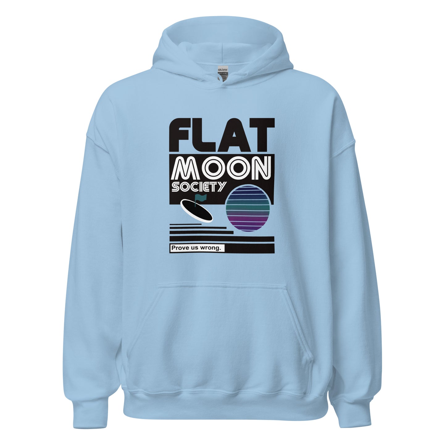 Front Design Flat Moon Society Unisex Hoodie