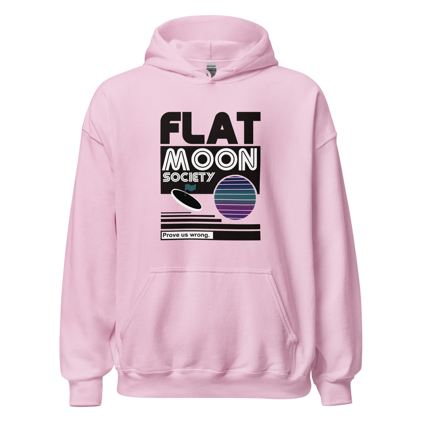 Front Design Flat Moon Society Unisex Hoodie