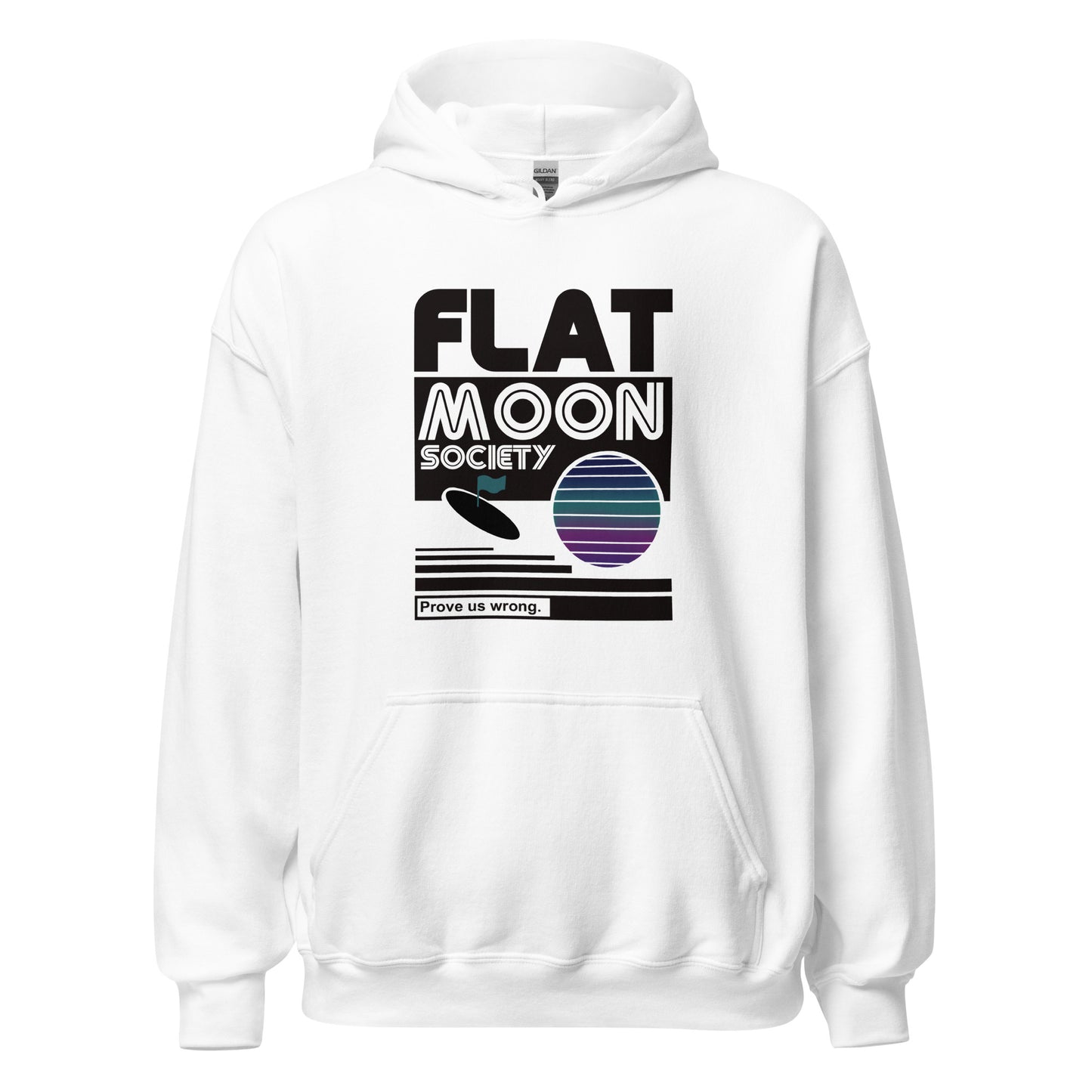 Front Design Flat Moon Society Unisex Hoodie