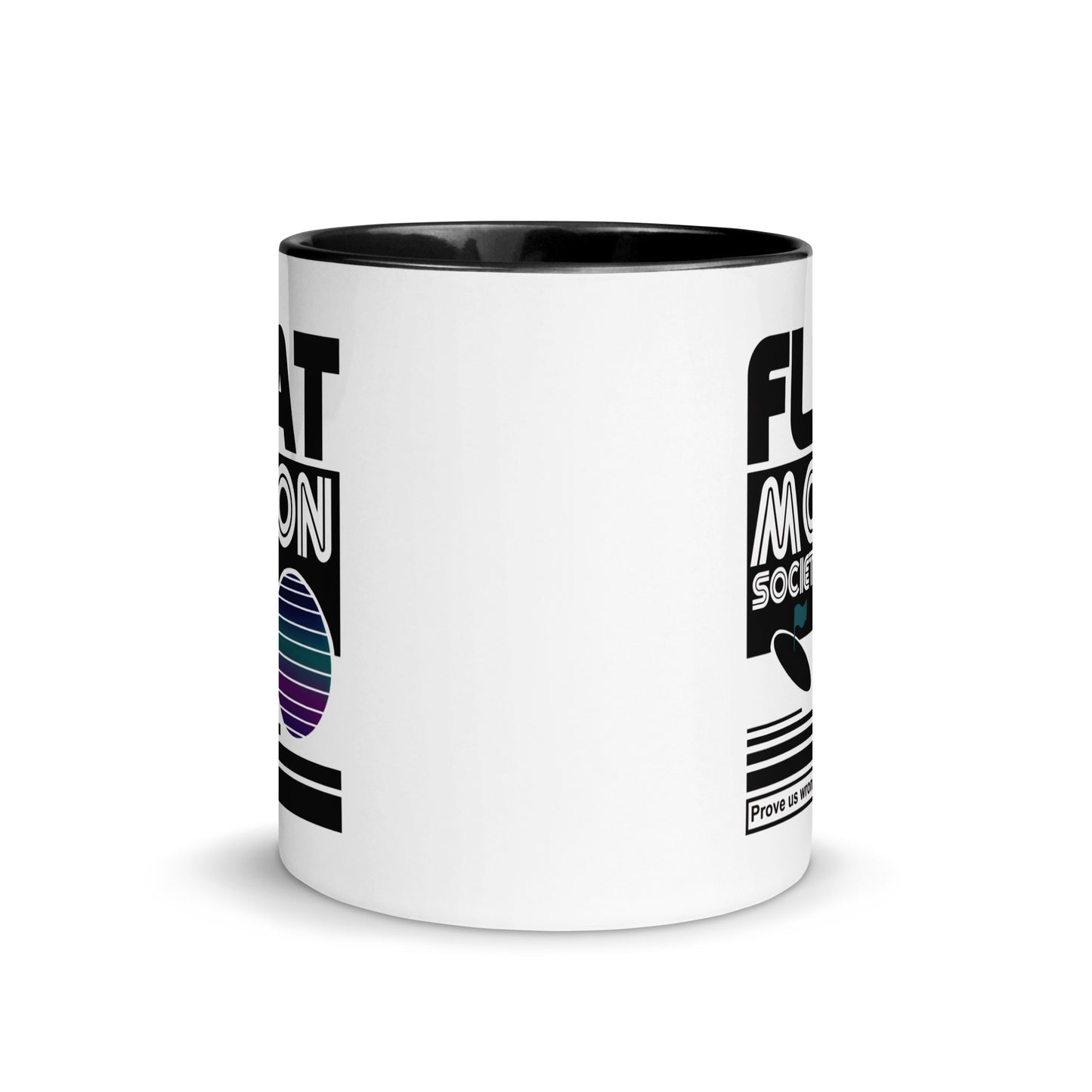 Flat Moon Society Mug with Color Inside