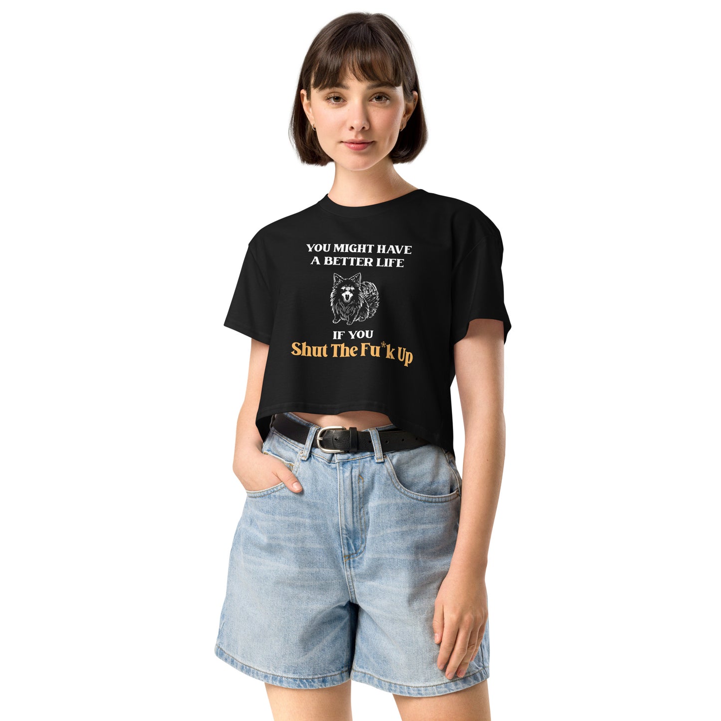 STFU #2 Women’s crop top