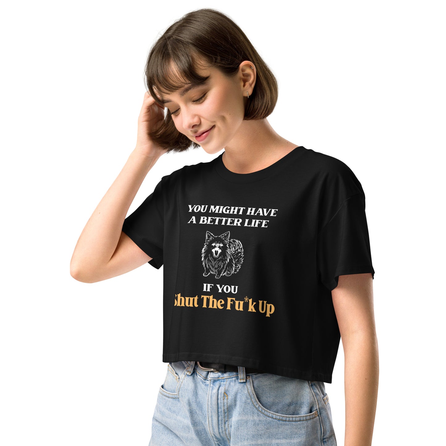 STFU #2 Women’s crop top