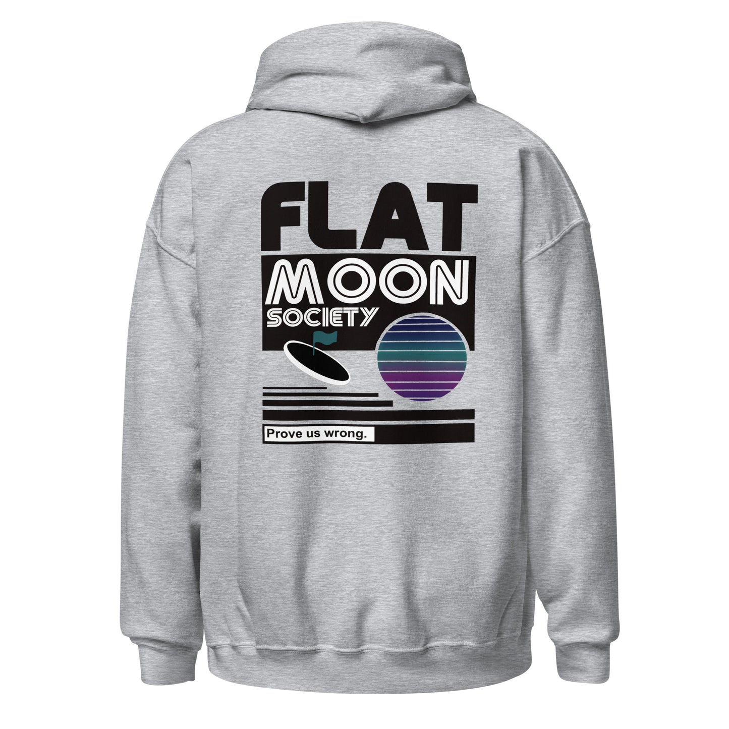 Back Design Flat Moon Society Unisex Hoodie
