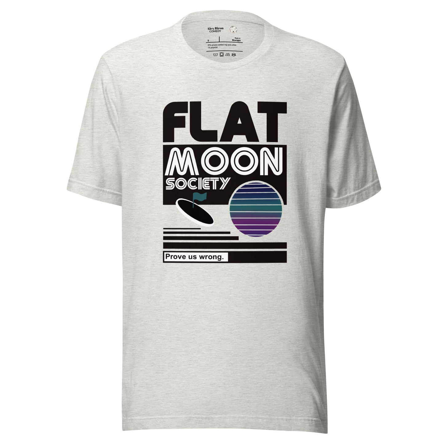 Flat moon society Unisex t-shirt - INCLUDES SHIPPING