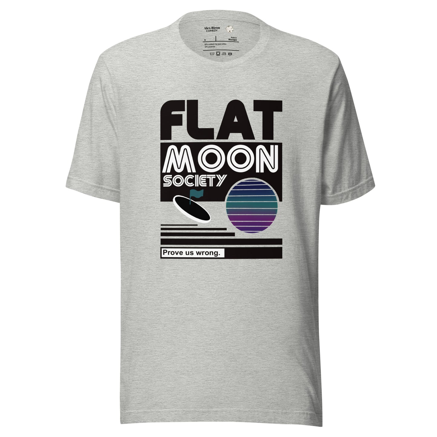 Flat moon society Unisex t-shirt - INCLUDES SHIPPING