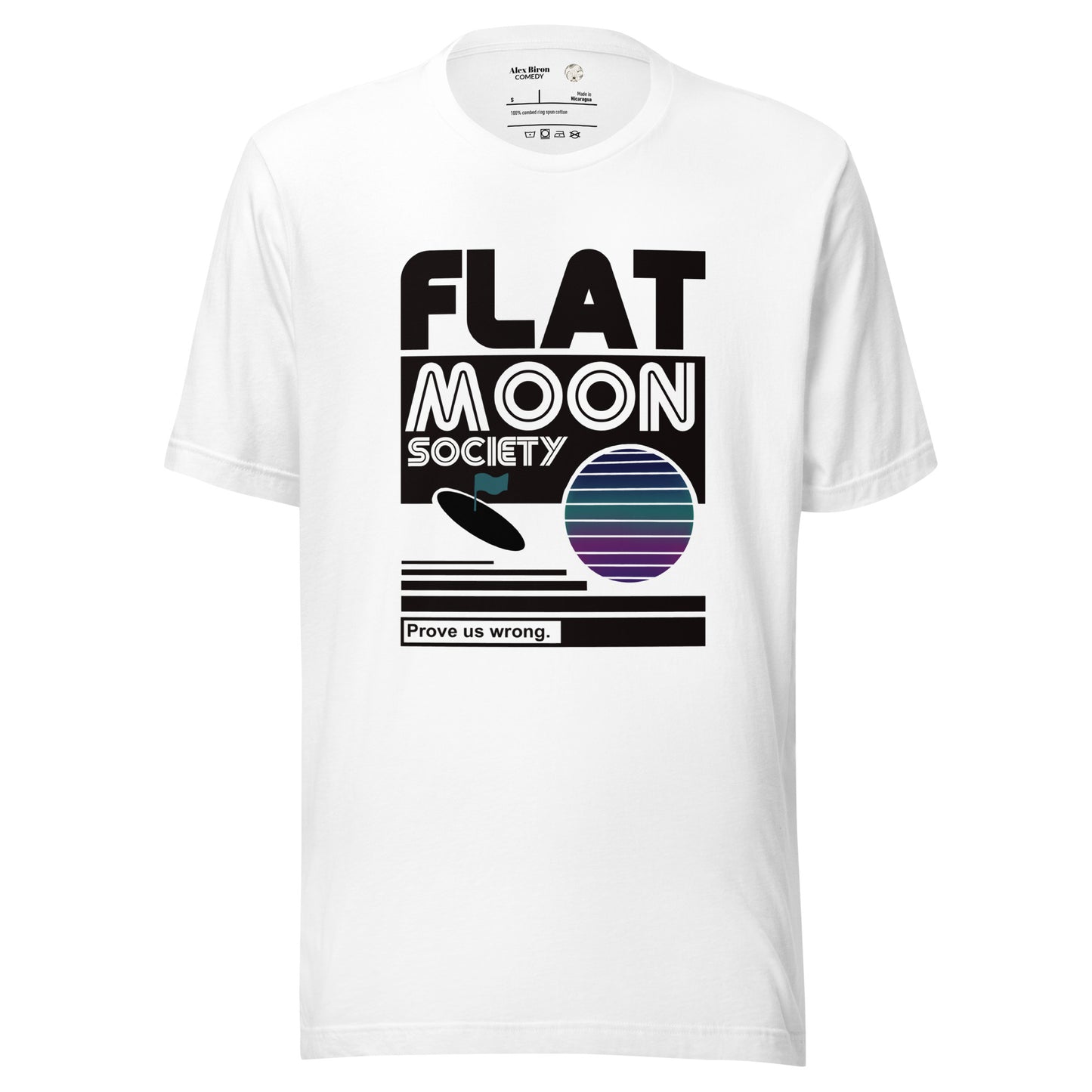 Flat moon society Unisex t-shirt - INCLUDES SHIPPING