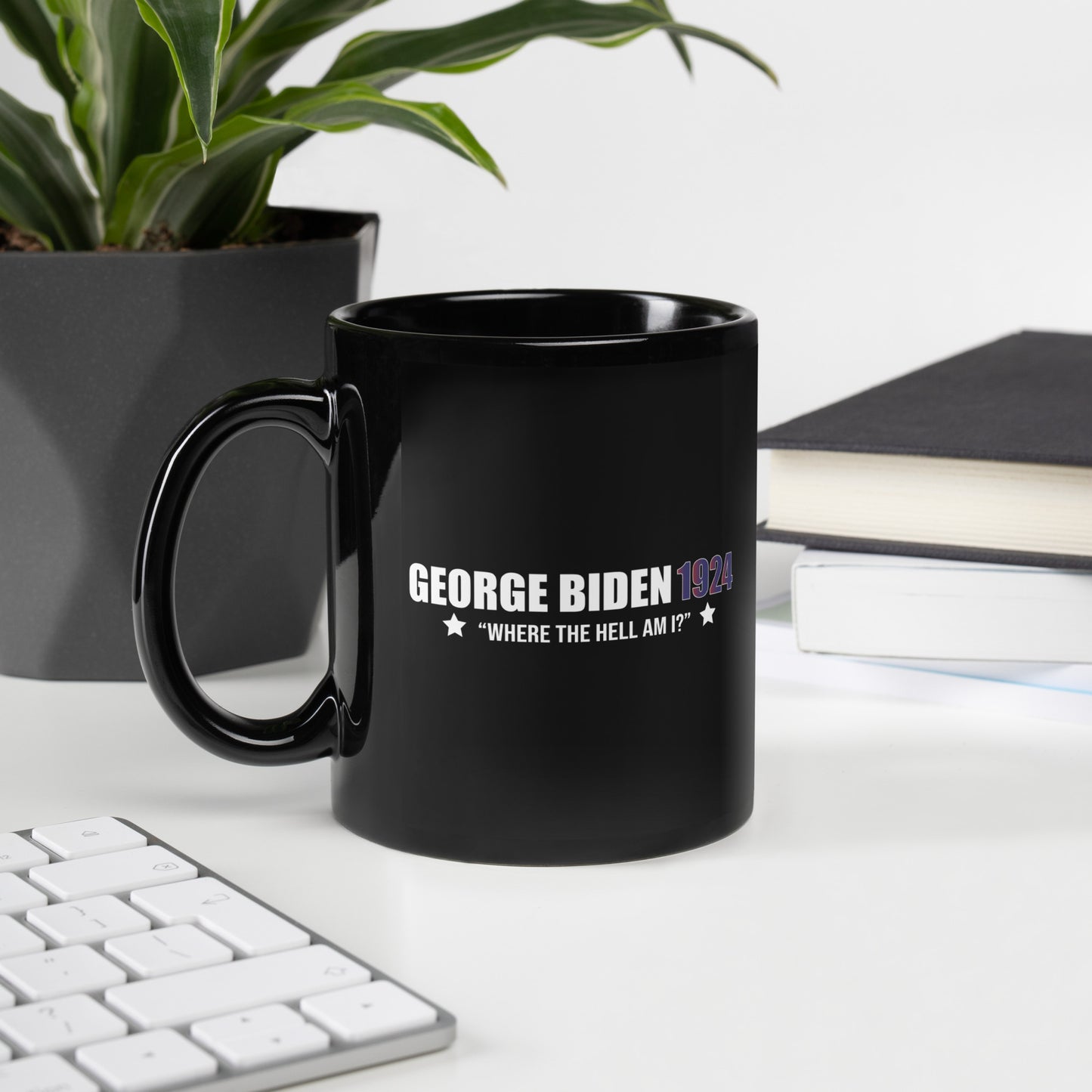 PRE SALE - George Biden Black Glossy Mug