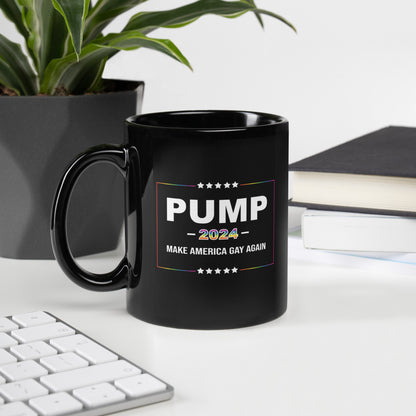 Pre Sale PUMP Black Glossy Mug