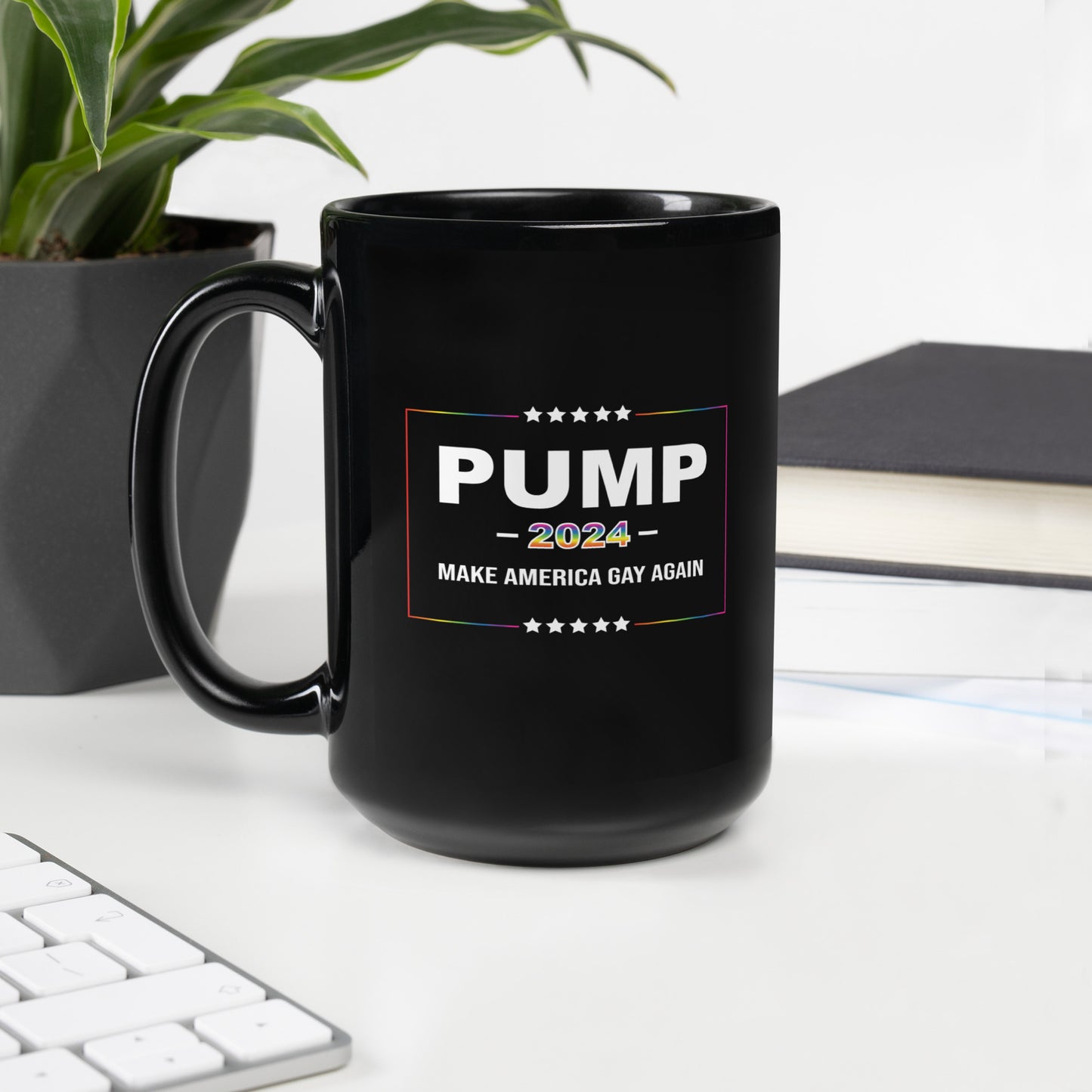 Pre Sale PUMP Black Glossy Mug