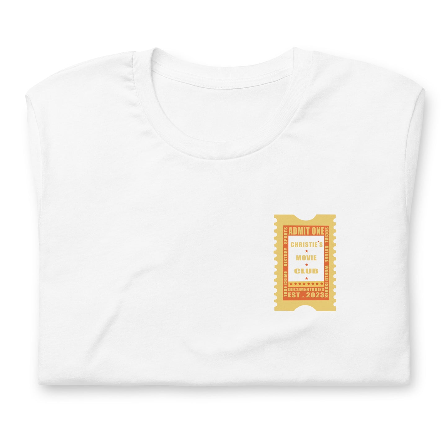 Christie's Movie Club Unisex t-shirt