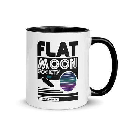 Flat Moon Society Mug with Color Inside