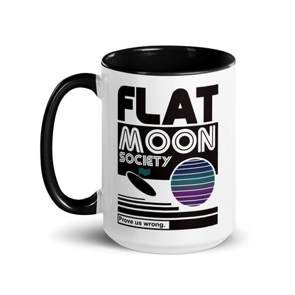 Flat Moon Society Mug with Color Inside