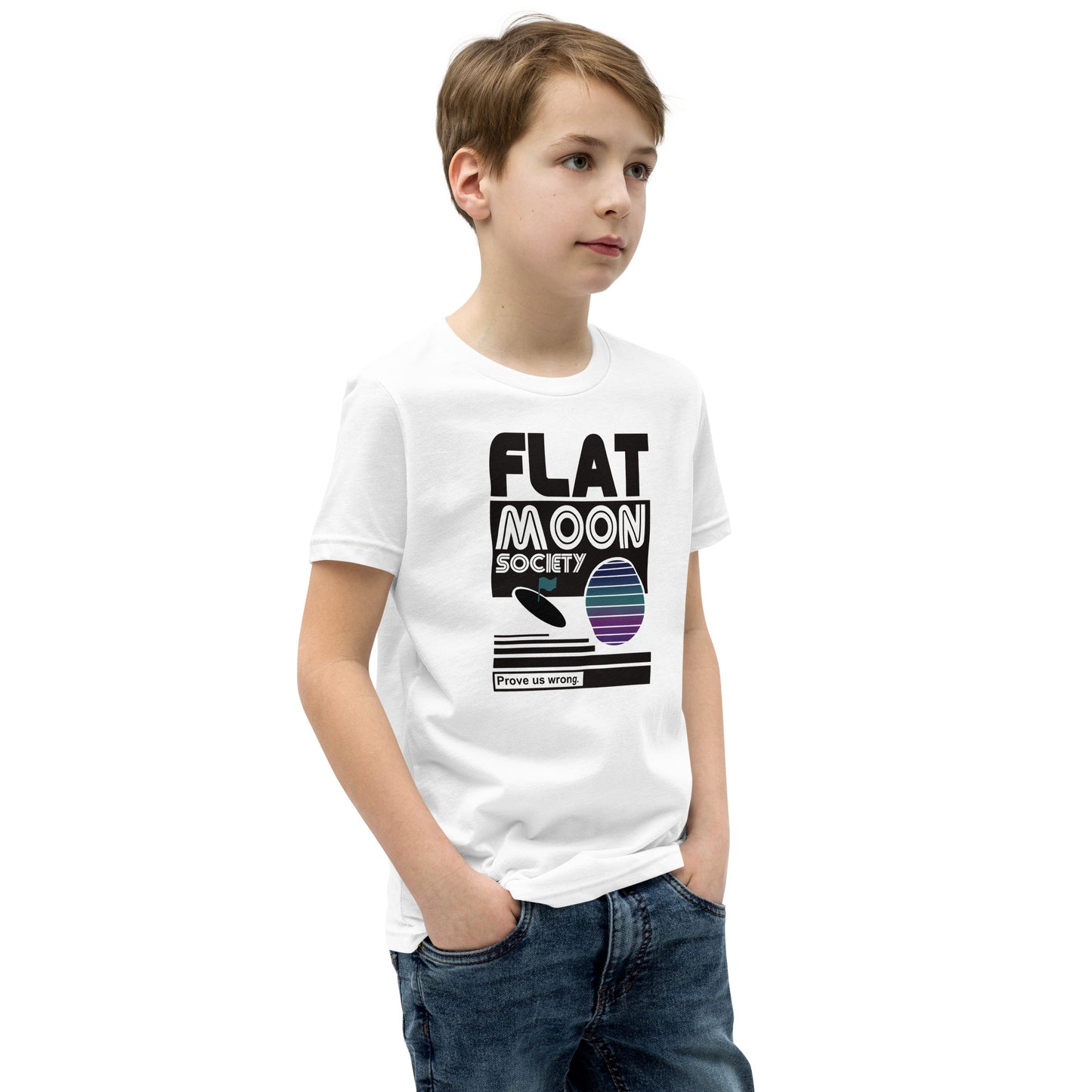 Flat Moon Youth Short Sleeve T-Shirt