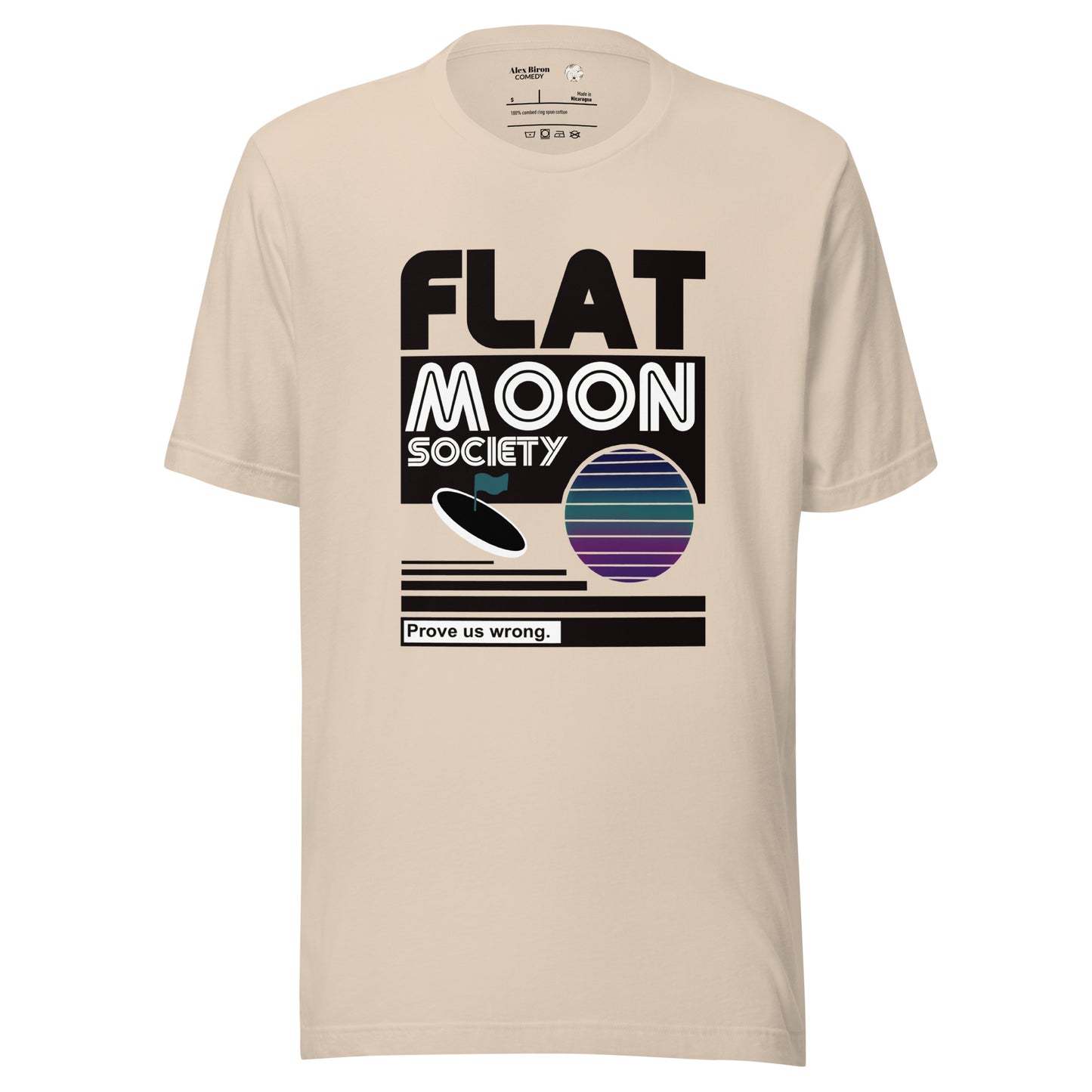 Flat moon society Unisex t-shirt - INCLUDES SHIPPING
